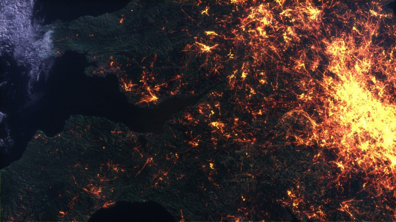 Illustration for article titled Traffic from Space Videos Blow Our Minds, Pants, and Socks